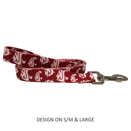 Little Earth Productions Washington State Cougars Pet Nylon Leash - Large LEPWAST103-0003
